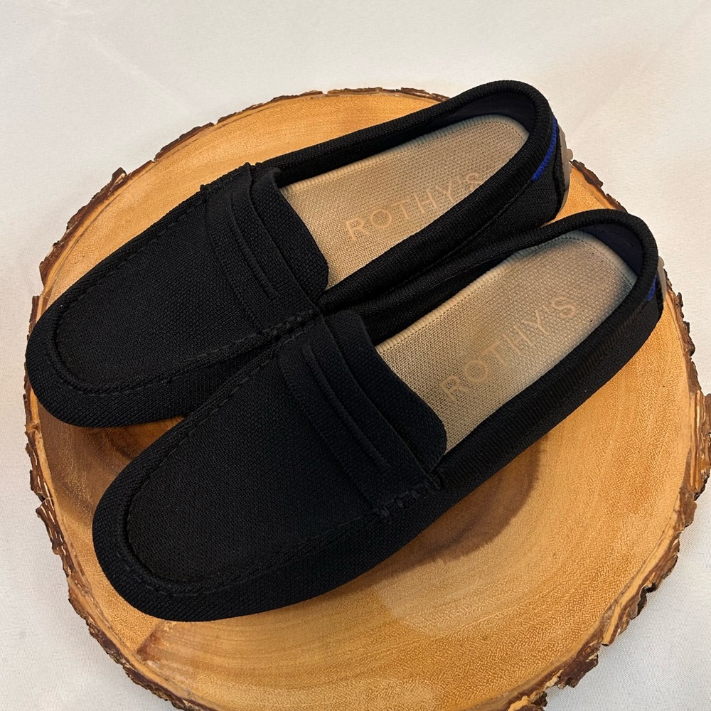 Women’s Black Slip-On Loafers